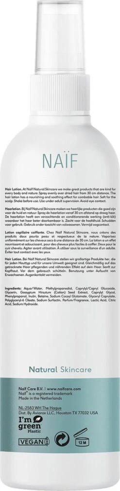 Naïf Easy Styling Haarlotion - Baby En Kind - 150ml - Met Natuurlijke Ingrediënten -Bekend Babyproducten Winkel 294x1200 2