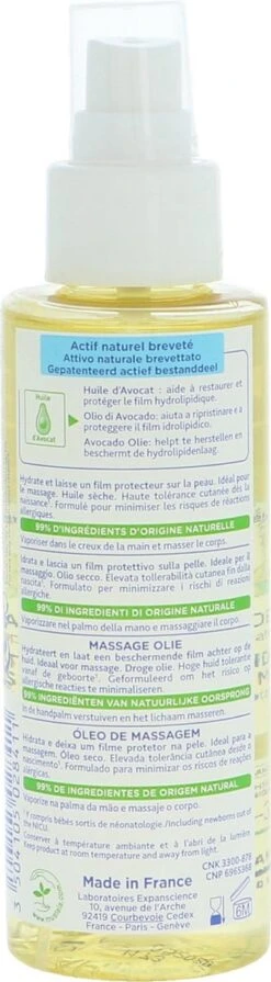 Mustela - Normal Skin Massage Oil Spray - -Bekend Babyproducten Winkel 331x1200