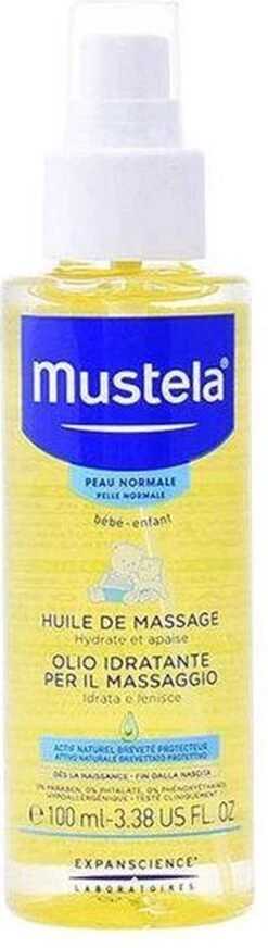 Mustela - Normal Skin Massage Oil Spray - -Bekend Babyproducten Winkel 340x1200