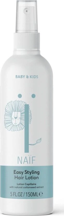 Naïf Easy Styling Haarlotion - Baby En Kind - 150ml - Met Natuurlijke Ingrediënten -Bekend Babyproducten Winkel 355x1200