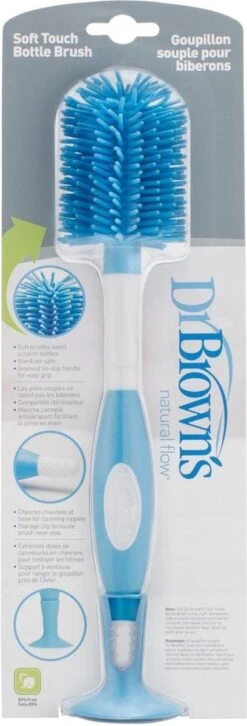 Dr. Brown's Flessenborstel - Blauw Siliconen 9 Dr. Brown's Flessenborstel - Blauw Siliconen -Bekend Babyproducten Winkel 408x1200