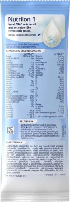 Nutrilon 1 Volledige Zuigelingenvoeding – Flesvoeding Vanaf De Geboorte – 3 Sachets -Bekend Babyproducten Winkel 418x1200