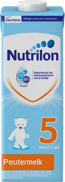 Nutrilon 5 Peutermelk Kant & Klaar - Van 2 Tot 3 Jaar - 4 X 1L -Bekend Babyproducten Winkel 430x1200 1