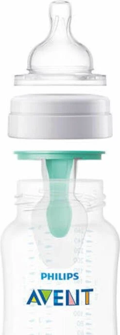 Philips Avent Anti-colic SCF810/24 - Babyfles (125 Ml) Antikrampjes Met AirFree Ventiel - 2 Stuks -Bekend Babyproducten Winkel 433x1200