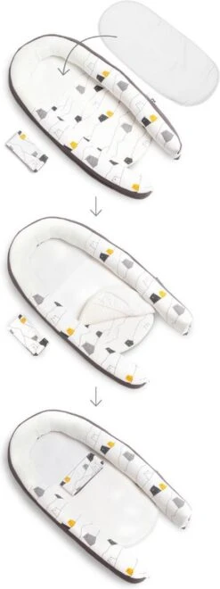 Doomoo Cocoon Pad - Matras Beschermer Voor Doomoo Cocoon - Organisch Katoen -Bekend Babyproducten Winkel 449x1200 2