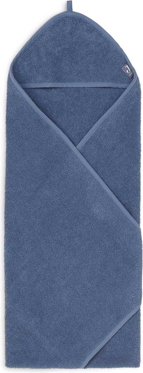 Jollein Badcape Badstof 75x75cm - Jeans Blue 9 Jollein Badcape Badstof 75x75cm - Jeans Blue - Afbeelding 7