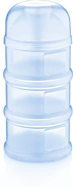 Melkpoedercontainer Babyjem 3-laags Blauw