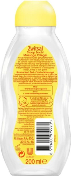 Zwitsal - Slaap Zacht - Massage Olie Lavendel - 3 X 200ml - Voordeelpack 8 Zwitsal - Slaap Zacht - Massage Olie Lavendel - 3 X 200ml - Voordeelpack -Bekend Babyproducten Winkel 488x1200 3