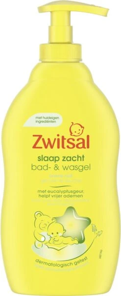 Zwitsal - Slaap Zacht - Bad & Wasgel - Eucalyptus - 400ml -Bekend Babyproducten Winkel 490x1200 2