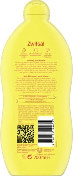 Zwitsal - Zeepvrij Schuimbad - 3 X 700 Ml - Voordeelpack 9 Zwitsal - Zeepvrij Schuimbad - 3 X 700 Ml - Voordeelpack -Bekend Babyproducten Winkel 500x1200 12