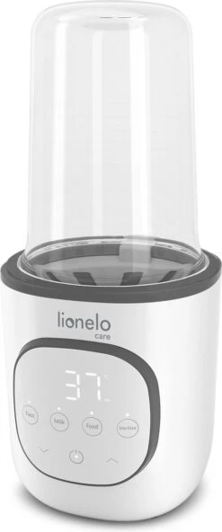 Lionelo Thermup 2.0 Flessenwarmer 5in1 - Verwarming Van Vloeistoffen En Eten - Sterilseren En Ontdooien - BPA-FREE - Overhittingsbeveiliging - Thermostaat - Automatische Uitschakeling Bij Watertekort -Bekend Babyproducten Winkel 501x1200