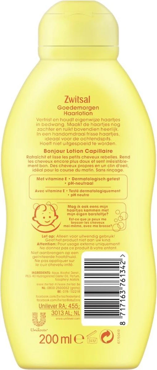 Zwitsal Baby - Washandjes + Haarlotion + Haargel - Combi Pack 11 Zwitsal Baby - Washandjes + Haarlotion + Haargel - Combi Pack - Afbeelding 9
