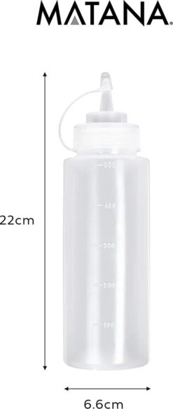 4 Stuks Knijpflessen Met Dop (500ml) - Sausdispenser Voor Ketchup, Sauzen, Olie, Dressings - Geen Lekkage, BPA-vrij -Bekend Babyproducten Winkel 510x1200