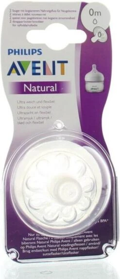 Philips Avent SCF040/27 Natural Speen - 0m - 2stuks -Bekend Babyproducten Winkel 517x1200
