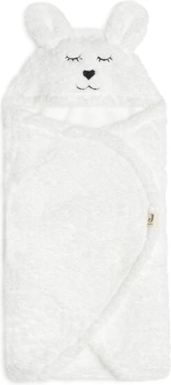 Jollein Wikkeldeken Bunny 100x105cm - Snow White -Bekend Babyproducten Winkel 535x1200