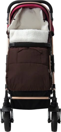 Monzana Voetenzak - Voor Kinderwagen Of Stoeltje - 93x56cm Bruin -Bekend Babyproducten Winkel 557x1200 2