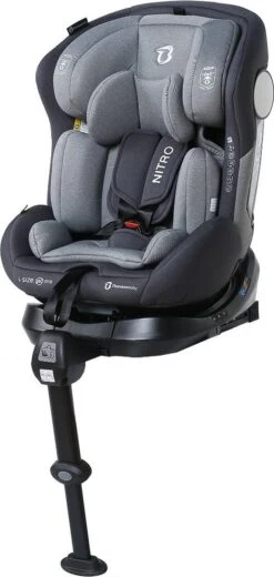 Autostoel Titanium Baby Nitro I-Size 360° 0-1-2-3 Isofix Rotation Grey -Bekend Babyproducten Winkel 570x1200