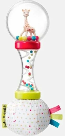 Sophie De Giraf - Rammelaar - Zachte Maracas - In Witte Geschenkdoos -Bekend Babyproducten Winkel 573x1200