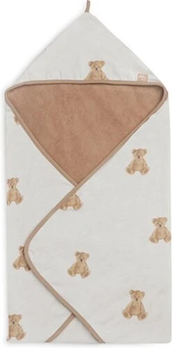 Jollein Badcape 75x75cm Teddy Bear - GOTS -Bekend Babyproducten Winkel 594x1200 3