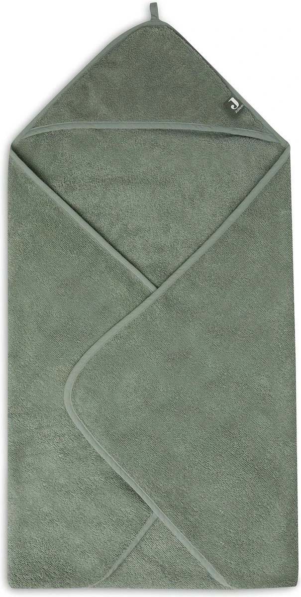 Jollein Badcape Badstof 75x75cm - Ash Green 14 Jollein Badcape Badstof 75x75cm - Ash Green - Afbeelding 12