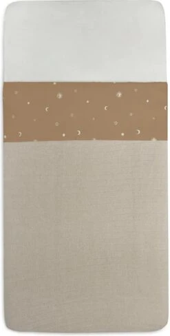 Jollein Baby Laken Ledikant 120x150cm Stargaze - Biscuit -Bekend Babyproducten Winkel 607x1200 6
