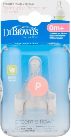 Dr. Brown's Standaard Prematuur Fles Speen - 2 Stuks -Bekend Babyproducten Winkel 625x1200