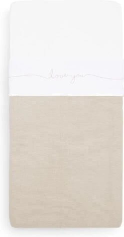 Jollein Baby Laken Ledikant 120x150cm Love You - Grey -Bekend Babyproducten Winkel 631x1200 5