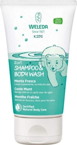 Weleda Kids 2-in-1 Shampoo & Body Wash Coole Munt