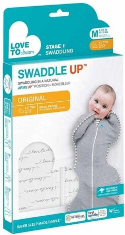 Love To Dream™ Babyslaapzak Swaddle Up™ - Inbakeren - Baby 3-6 Maanden - 6-8.5 Kg - All Season - Wit -Bekend Babyproducten Winkel 642x1200 7
