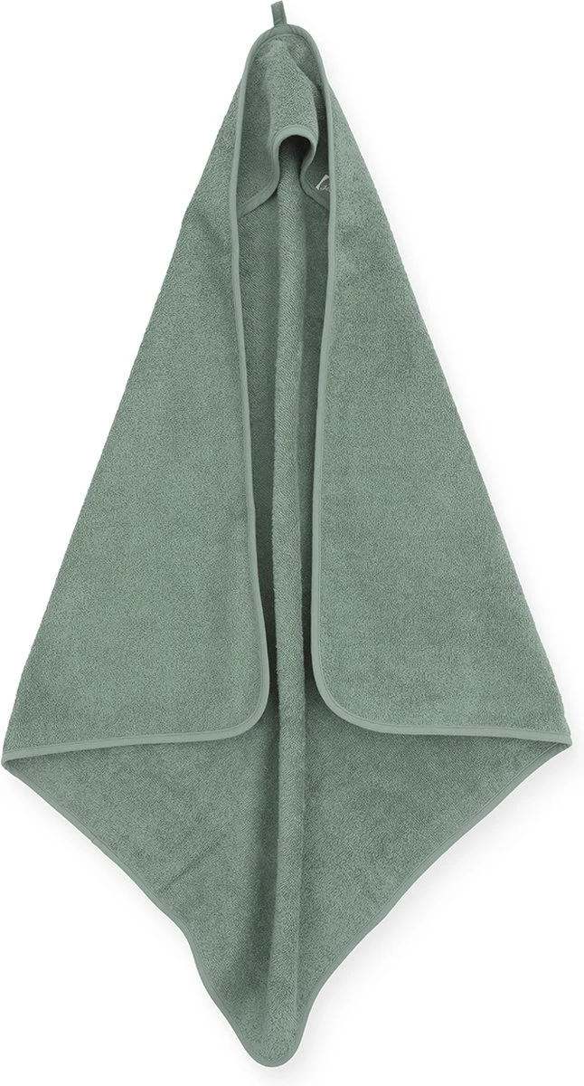 Jollein Badcape Badstof 75x75cm - Ash Green 3 Jollein Badcape Badstof 75x75cm - Ash Green