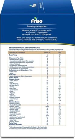 Friso 3 - Opvolgmelk - Vanaf 10 Maanden - 700g - Doos -Bekend Babyproducten Winkel 654x1200
