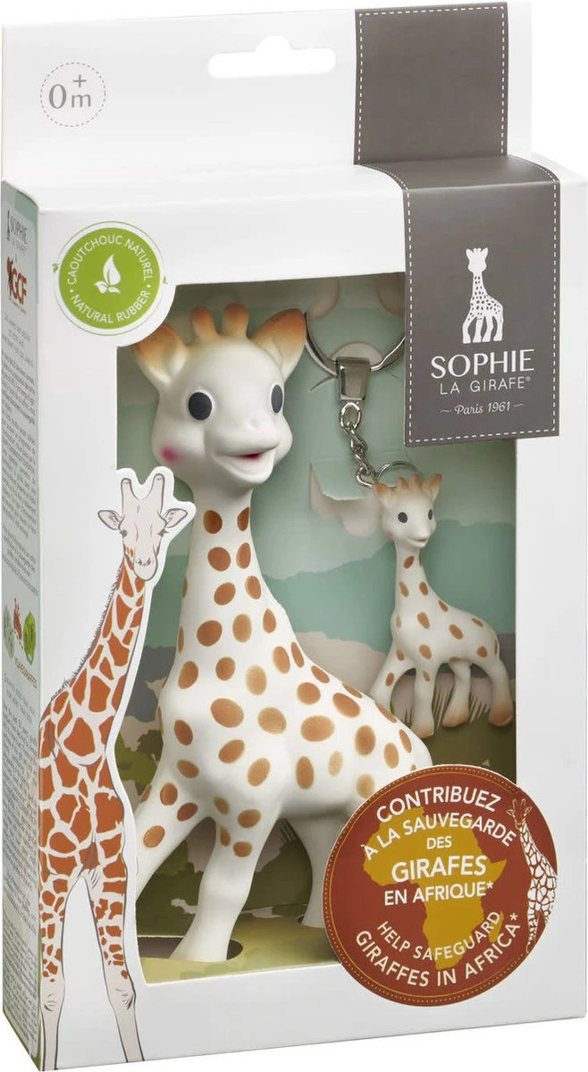 Sophie De Giraf - Bijtspeelgoed - Save The Giraffes - Inclusief Sleutelhanger 3 Sophie De Giraf - Bijtspeelgoed - Save The Giraffes - Inclusief Sleutelhanger