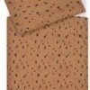 Jollein Baby Dekbedovertrek Met Sloop Spot 100x135/140cm - Caramel -Bekend Babyproducten Winkel 659x1200 1