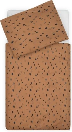 Jollein Baby Dekbedovertrek Met Sloop Spot 100x135/140cm - Caramel