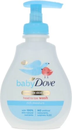 Dove - Baby (Head To Toe Wash Rich Moisture ) Body (Head To Toe Wash Rich Moisture ) Baby (Head To Toe Wash Rich Moisture ) - 200ml -Bekend Babyproducten Winkel 667x1200 4