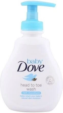 Dove - Baby (Head To Toe Wash Rich Moisture ) Body (Head To Toe Wash Rich Moisture ) Baby (Head To Toe Wash Rich Moisture ) - 200ml -Bekend Babyproducten Winkel 668x1200 2