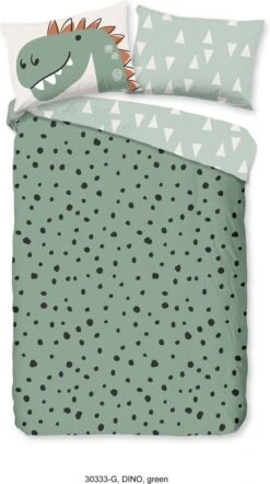 Good Morning Kids Dekbedovertrek Dino-Ledikant (100 X 135 Cm) -Bekend Babyproducten Winkel 671x1200 3