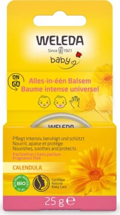 Weleda Calendula Alles-In-Één Balsem - 25g -Bekend Babyproducten Winkel 672x1200 3