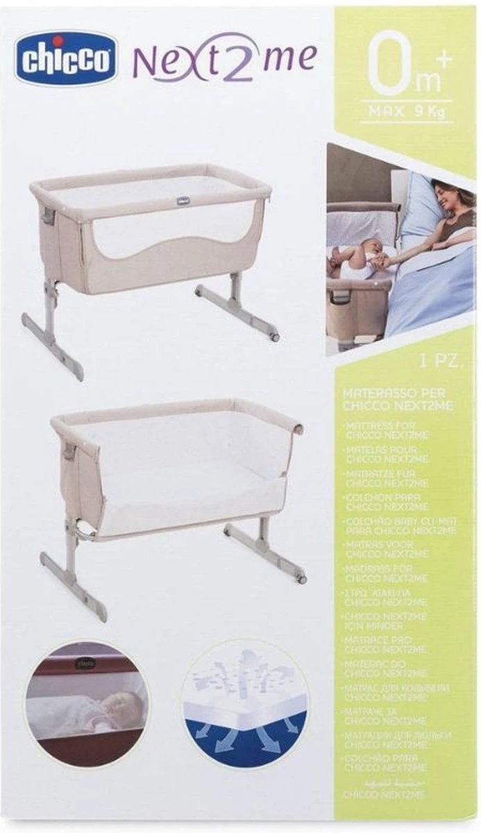 Chicco Nex2Me Matras Voor Wieg - 83x50 - Wit 4 Chicco Nex2Me Matras Voor Wieg - 83x50 - Wit - Afbeelding 2