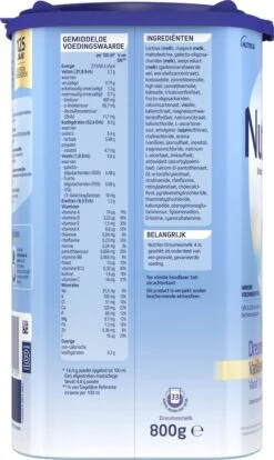 Nutrilon 4 Vanille Dreumesmelk – Flesvoeding Vanaf 1 Jaar – 800g -Bekend Babyproducten Winkel 716x1200