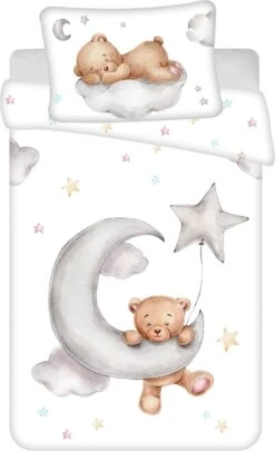 Animal Pictures BABY Dekbedovertrek, Beertje - 135 X 100 + 40 X 60 Cm - Katoen