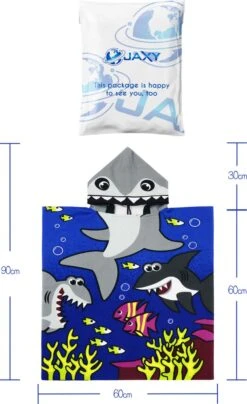 JAXY Badcape Baby - Badcape - Baby Badjas - Omslagdoek - Omslagdoek - Baby Handdoek Met Capuchon - Strandhanddoek - Badponcho - Poncho Handdoek - Microfiber - 60x90cm - Haai Donkerblauw 7 JAXY Badcape Baby - Badcape - Baby Badjas - Omslagdoek - Omslagdoek - Baby Handdoek Met Capuchon - Strandhanddoek - Badponcho - Poncho Handdoek - Microfiber - 60x90cm - Haai Donkerblauw -Bekend Babyproducten Winkel 733x1200 4