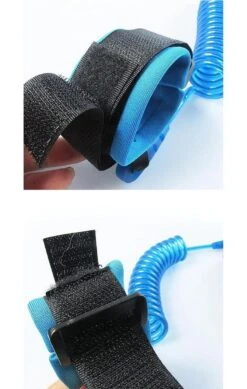 Veiligheidstuigje Voor Kinderen V2 - Polsbandje - 2,5 Meter - Blue Special Edition For The Little Him - One Size - 360° Rotatie -Bekend Babyproducten Winkel 762x1200