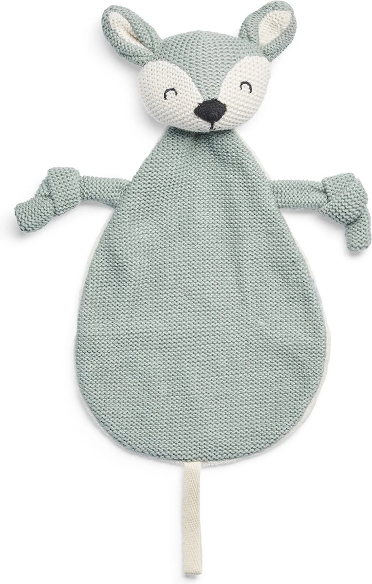 Jollein Knuffeldoekje Deer - Ash Green 4 Jollein Knuffeldoekje Deer - Ash Green - Afbeelding 2