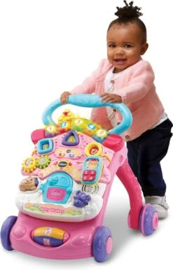 VTech 2 In 1 Baby Walker - Educatief Babyspeelgoed - Roze - 9 Tot 36 Maanden -Bekend Babyproducten Winkel 768x1200 8
