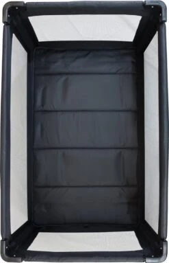 Deryan Luxe Campingbed Compleet - 120x60cm - Bodemverhoger - Verschoonblad - Opbergmand - Grijs -Bekend Babyproducten Winkel 774x1200 7