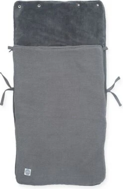 Jollein Voetenzak Voor Autostoel & Kinderwagen - Basic Knit - Stone Grey -Bekend Babyproducten Winkel 778x1200 4