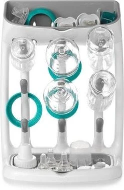 OXO Tot Flessendroogrek Baby - Compact Flessenrek - Flessenrek Baby - Afdruiprek Babyfles - Droogrek Flessen Baby -Grey -Bekend Babyproducten Winkel 782x1200