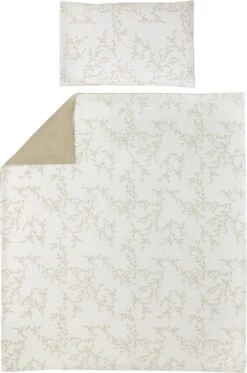 Meyco - Dekbedovertrek Ledikant - Branches - Sand - 100x135cm
