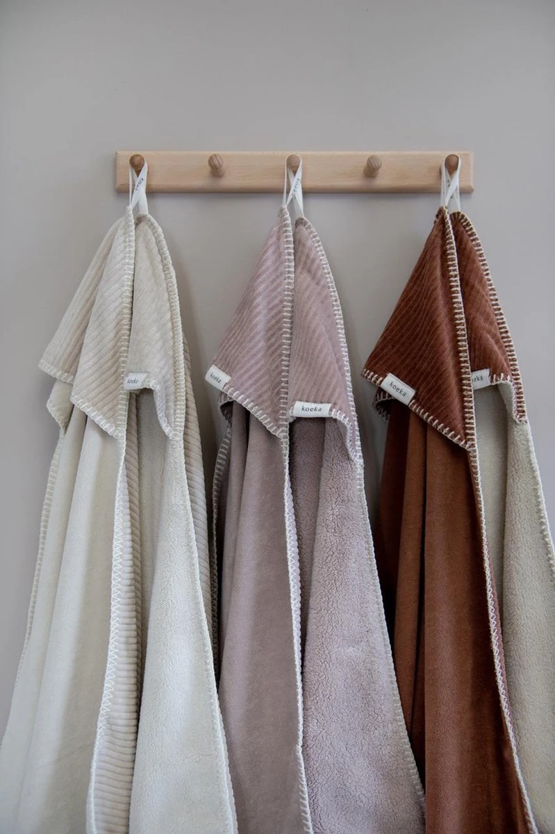 Koeka Omslagdoek Baby Teddy Vik - Zand 6 Koeka Omslagdoek Baby Teddy Vik - Zand - Afbeelding 4